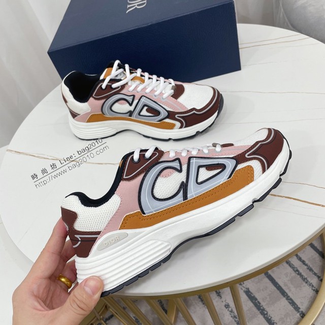 Dior復古波鞋 迪奧B30系列專櫃最新情侶款運動鞋跑鞋 dx2611